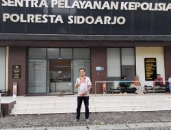 Bukan Gertakan…Tokoh Pemuda Trosobo Laporkan Perangkat Desa Trosobo Ke Polresta Sidoarjo