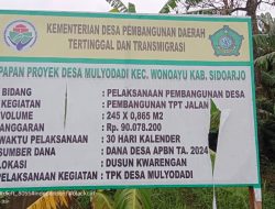 Diduga Hamburkan Uang Rakyat, Proyek TPT di Mulyodadi Rusak, Jalan Tidak Berfungsi