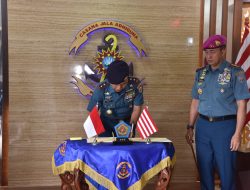 Dankodiklatal Sambut Courtesy Call Pangkoarmada II