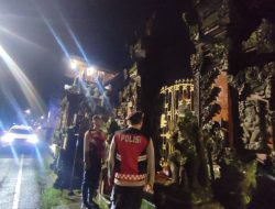 Ciptakan Situasi Tetap Kondusif Personil Samapta Polres Bangli Tingkatkan Penggelaran Blue Light di Malam Hari