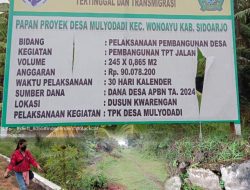 Dugaan Penyalahgunaan DD di Desa Mulyodadi Jadi Polemik, Jawaban Camat Terkesan Dikembalikan Ke Media