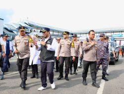 Kapolda Jatim Tinjau Pelabuhan ASDP Ketapang Banyuwangi, Pastikan Arus Balik Lebaran Lancar