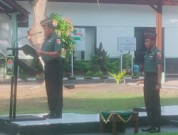 Kodim 0829/Bangkalan gelar upacara bendera rutin, bina kedisiplinan prajurit
