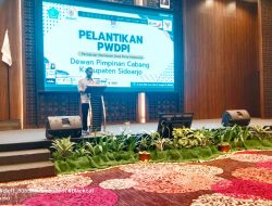 Kasi Humas Polresta Sidoarjo Hadiri Pelantikan PWDPI DPC Sidoarjo