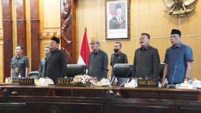 DPRD Sidoarjo Gelar Rapat Paripurna Penyampaian Nota Penjelasan Bupati Sidoarjo Tentang RPJMD 2025-2029