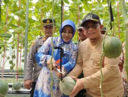 Wabup Sidoarjo Apresiasi Melon Hidroponik Desa Gempol Klutuk