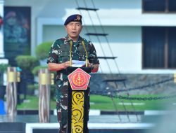 Tegaskan Soliditas, Wadan Kodiklatal Hadiri Apel Gabungan TNI-Polri