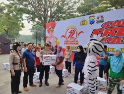 79 Tahun Polri, Polresta Sidoarjo Hadirkan Pelayanan Publik di Car Free Day