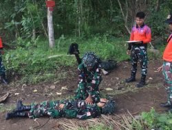 Siswa Dikmata TNI AL Angkatan XLV/I Satdik-4 Kodiklatal Laksanakan Jurit Tangkas