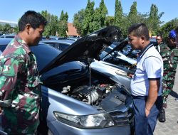 Wadan Kodiklatal Tekankan Pentingnya Perawatan Kendaraan Dinas