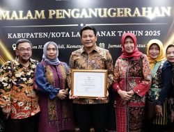 Sidoarjo Peringkat Utama,  Terima Penghargaan KLA Dari Menteri PPPA 