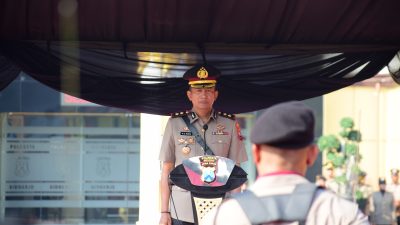 Wakapolresta Sidoarjo Pimpin Upacara Peringatan Hari Juang Polri