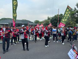 Semarak Fun Bike 2025, Ribuan Warga Tumpah Banjiri Makodim 0816/Sidoarjo