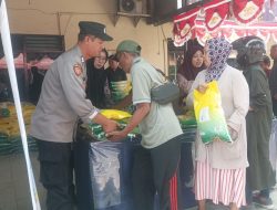 Polsek Krian Gelar Bazar Beras Murah