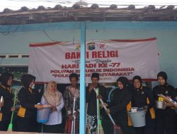 Sambut Hari Jadi Polwan ke-77, Polwan Polresta Sidoarjo Gelar Bakti Religi