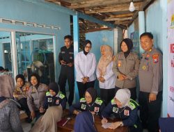 Polwan Polresta Sidoarjo Peduli Kesehatan Masyarakat