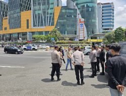 Pengamanan Aksi Unjuk Rasa KSPI, Polresta Sidoarjo Kawal Sampai Batas Surabaya