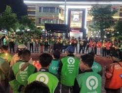 Polisi Dan Ojol Sidoarjo Gelar Aksi Solidaritas Alfian Kurniawan