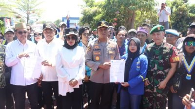 Humanis, Polresta Sidoarjo Terima Aksi Penyampaian Aspirasi Mahasiswa