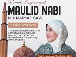 Prof. Mia Amiati: Selamat Memperingati Maulid Nabi Muhammad SAW