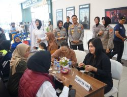 Polwan Polresta Sidoarjo Ajak Masyarakat Berani Bicara, Selamatkan Sesama