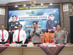 Polres Magetan Ringkus Dua Komplotan Perampok Spesialis Minimarket, Dua Pelaku DPO