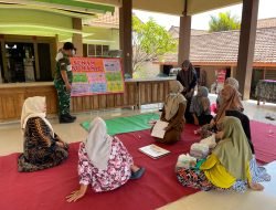 Satgas TMMD ke-126 Bersama Warga Tulangan Cegah Stunting