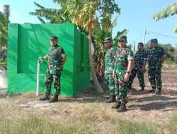 Kunker Paban V Pusterad Tinjau Irigasi Pompa di Desa Jogodalu Benjeng