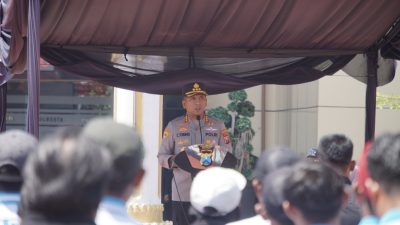 Apel Kebangsaan Buruh dan Doa Bersama di Polresta Sidoarjo