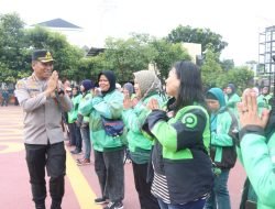 Apel Kamtibmas di Mapolresta Sidoarjo Diikuti Ratusan Driver Ojol