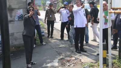 Upaya Mengatasi Kemacetan, Wabup Sidoarjo Tinjau Lokasi Pelebaran Jalan Di Perlintasan Kereta Api 