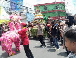 Polsek Krian Amankan Kirab Budaya Sedekah Bumi
