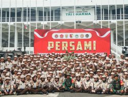 Semangat Kebangsaan Warnai Pembukaan Persami KKRI 2025 Wilayah Kodim 0817/Gresik
