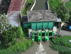 Gencar Gerakan Normalisasi Sungai, Pemkab Sidoarjo Siagakan Rumah Pompa 24 Jam