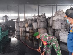 Diduga Percikan Open Produksi, PT. Ritek Energi Lestari Metatu Dilalap Sijago Merah