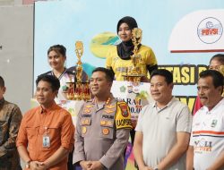 Pertandingan Akhir Bola Volly Bhayangkara Cup Tingkat Nasional Dihadiri Petinggi Kabupaten Sidoarjo