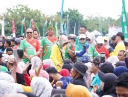 Hari Amal Bhakti Kemenag RI ke-80, Dandim 0808/Blitar Gelar jalan Sehat dan Bhakti Sosial Difabel
