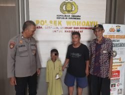 Warga Temukan Anak, Diserahkan ke Polsek Wonoayu untuk Diserahkan Keluarga
