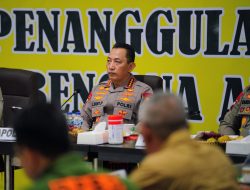 Kapolri Pimpin Rakor Bencana dengan Forkopimda Sumut, Bahu Membahu Tangani Bencana