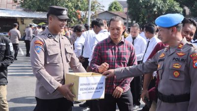 Polres Kediri Galang Donasi Dari Anggota Untuk Korban Bencana Aceh Sumatera