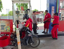 Jelang Nataru Polisi Sidoarjo Masifkan Patroli di SPBU