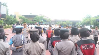 Pastikan Pengamanan Ibadah Natal Berjalan Aman dan Kondusif Polresta Sidoarjo Gelar Apel Siaga 