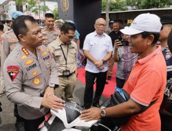 Bazar Ranmor Polrestabes Surabaya Bikin Senyum Sumringah Korban Curanmor