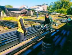 Koramil Wringinanom Dukung Pembangunan Koperasi Merah Putih, Wujudkan Ekonomi Kerakyatan