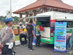 Polresta Sidoarjo Hadirkan Layanan Publik di Car Free Day Alun-alun