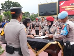 Sertijab Pejabat Utama dan Pelantikan Kasat PPA-PPO di Polresta Sidoarjo