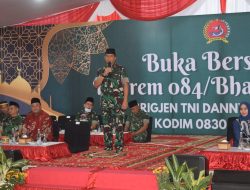 Danrem Danyy Alkadrie Hadiri Buka Puasa Bersama di Kodim 0830/Surabaya