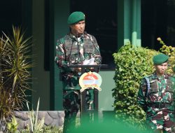 Danrem 084/Bhaskara Jaya Pimpin Upacara Bendera 17-an di Makorem