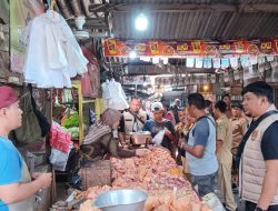 Polres Pasuruan Pantau Pasar Pastikan Stok Pangan Aman Pasca lebaran