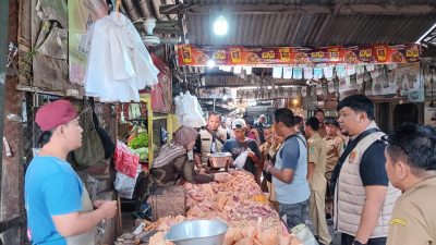 Polres Pasuruan Pantau Pasar Pastikan Stok Pangan Aman Pasca lebaran